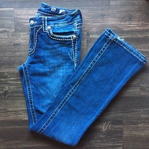 Miss Me Jean - JPS014 L Boot w/ Rhinestones